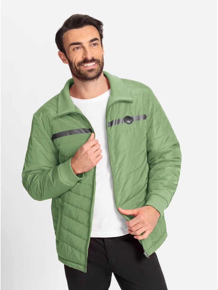 Steppjacke in eucalyptus