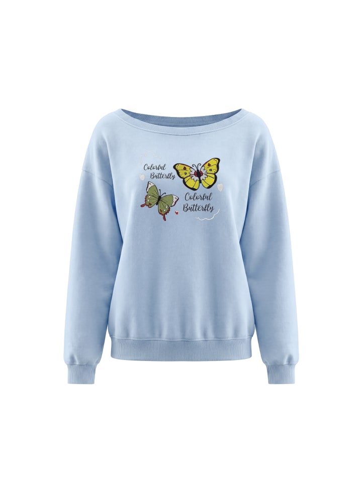 Women Sweatshirt in Light Blue