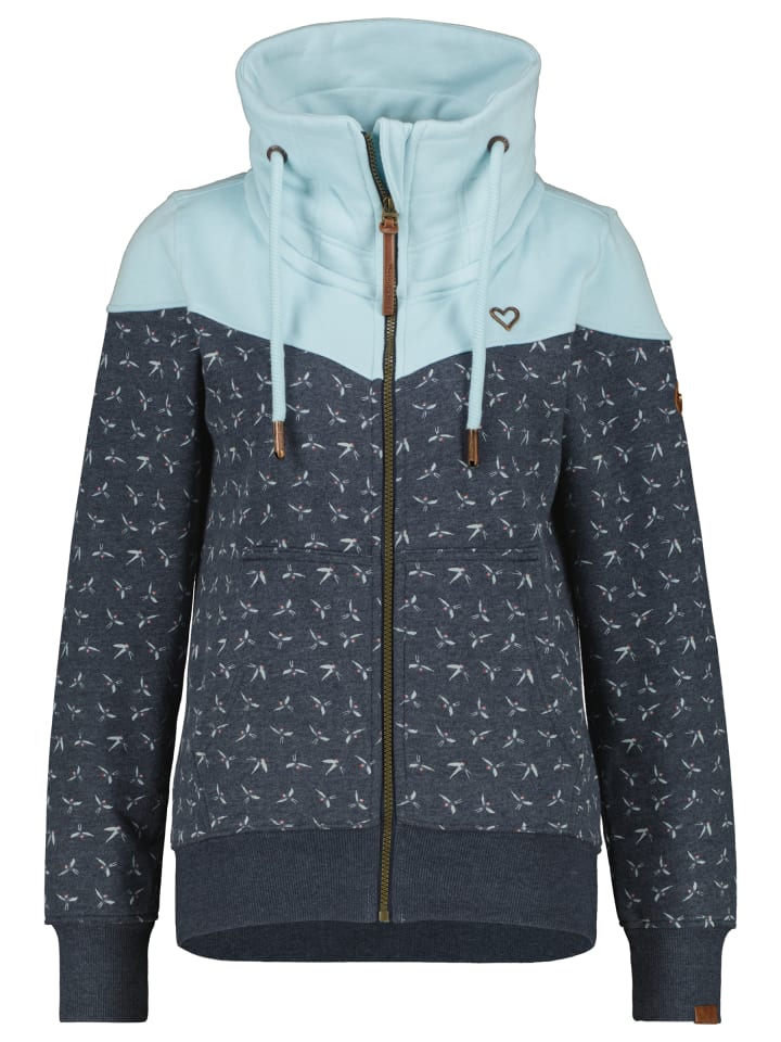 Sweatjacke ValinaAK B in marine melange