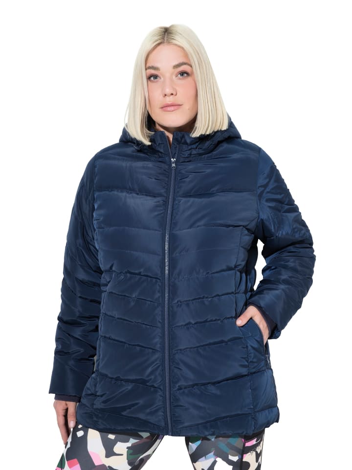Steppjacke in marine