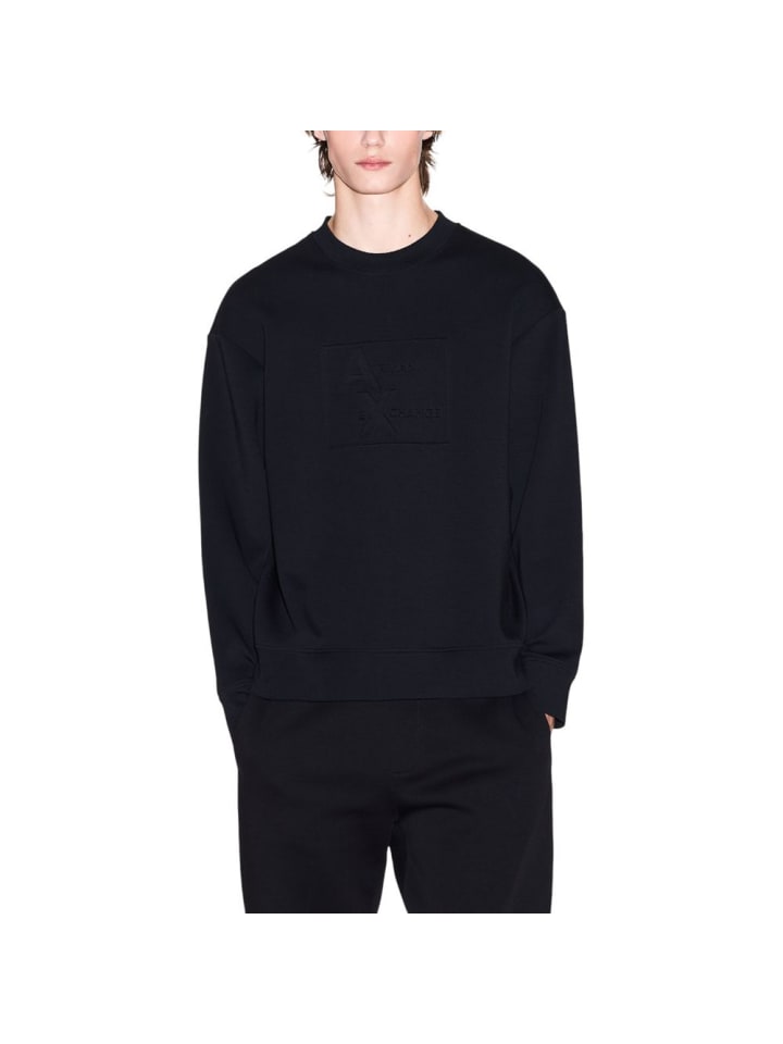 Schwarz Baumwolle Sweatshirt
