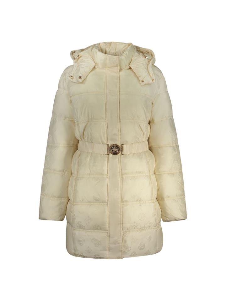 Beige Polyamid Damen Jacke