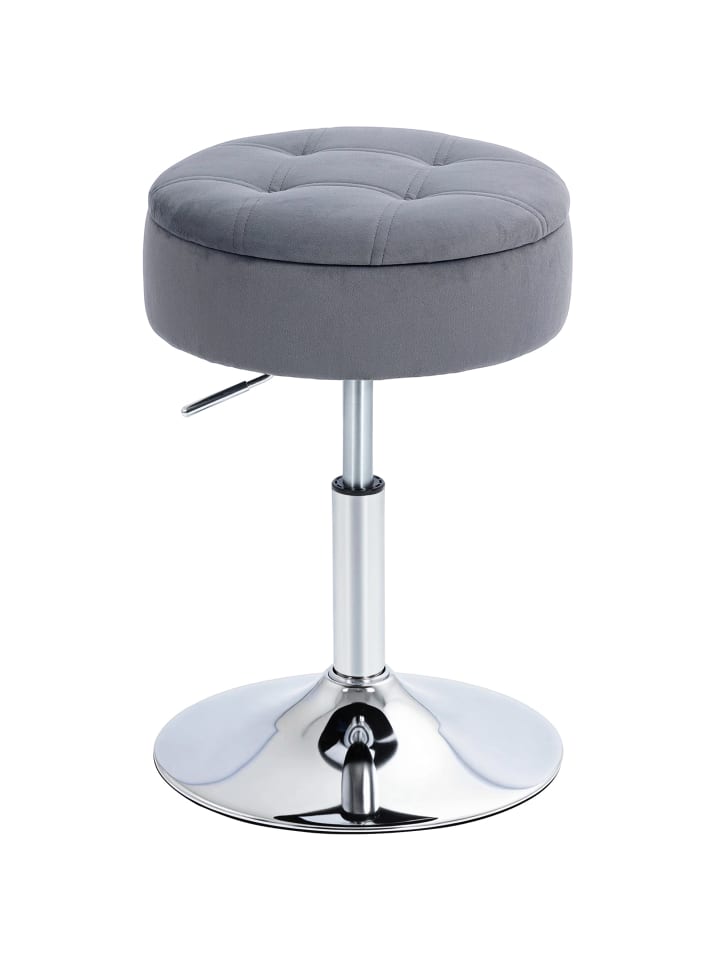 Barhocker in Grau 39L x 39B x 65H cm