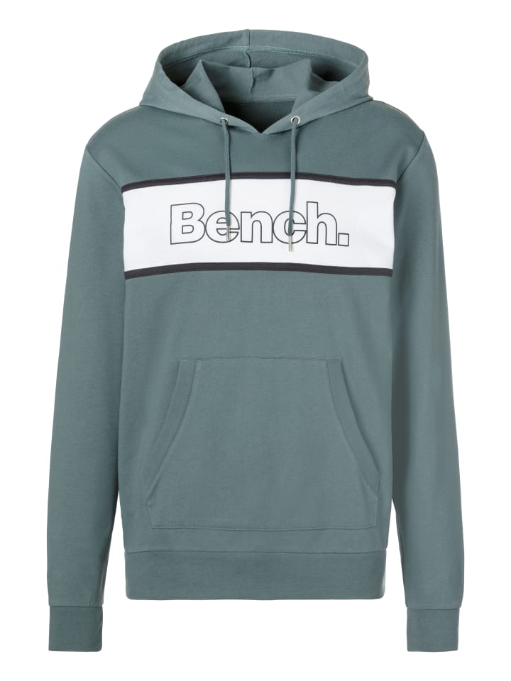 Hoodie in hellpetrol