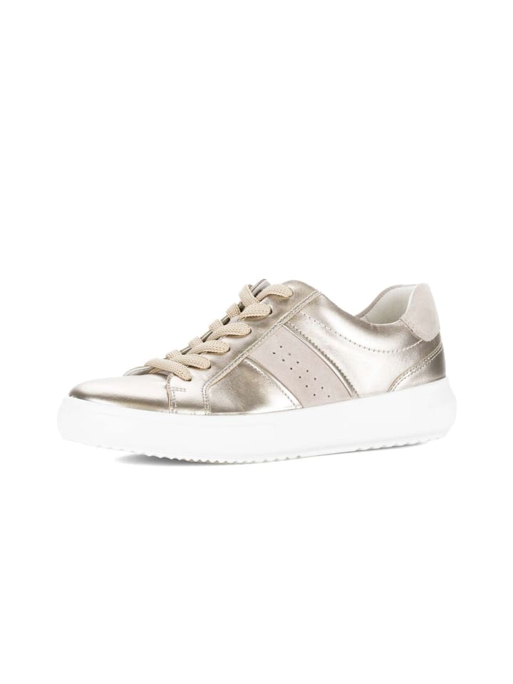 Sneaker low in gold