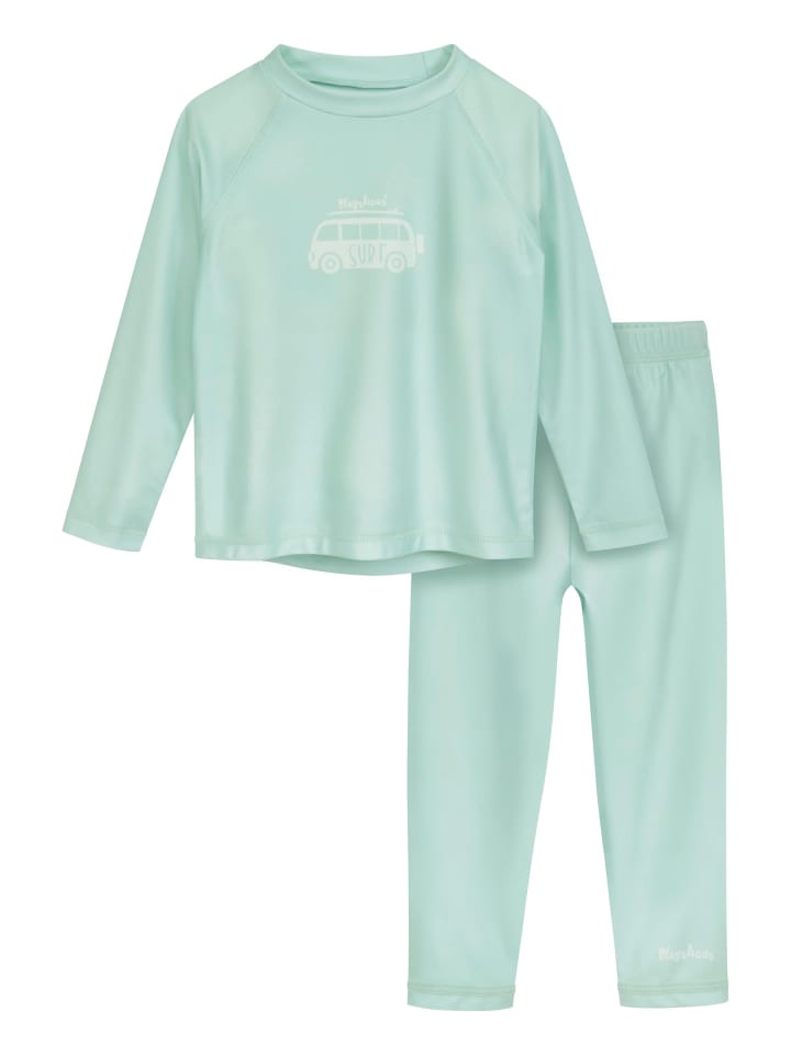 UV-Schutz Bade-Shirt 1/1-Arm Surf-Bus m. Legging in mint