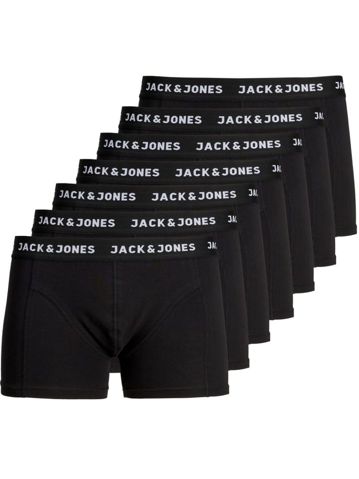 Trunk JACHUEY TRUNKS 7er Pack slim in Schwarz