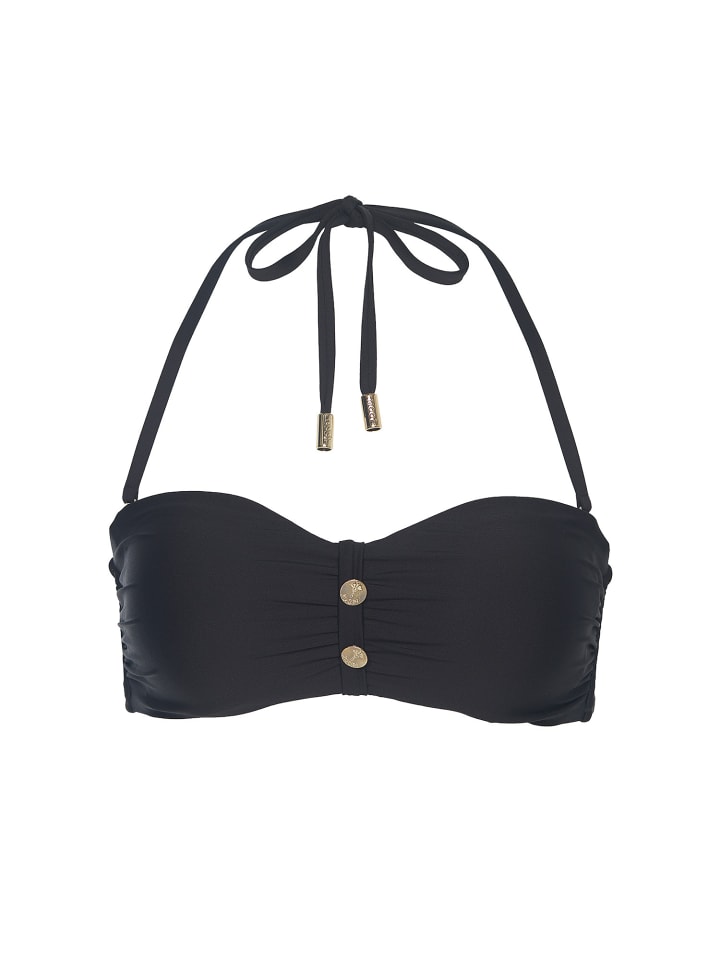 Bügel-Bikini-Top Solid Gold Deco in Schwarz