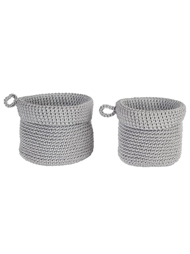 Butlers Korbset STORE IT 2-tlg. in Grau