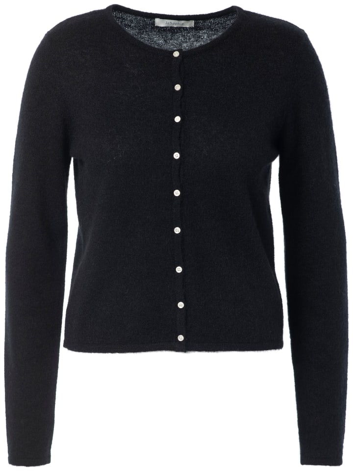 ROWAN Strickjacke in Black