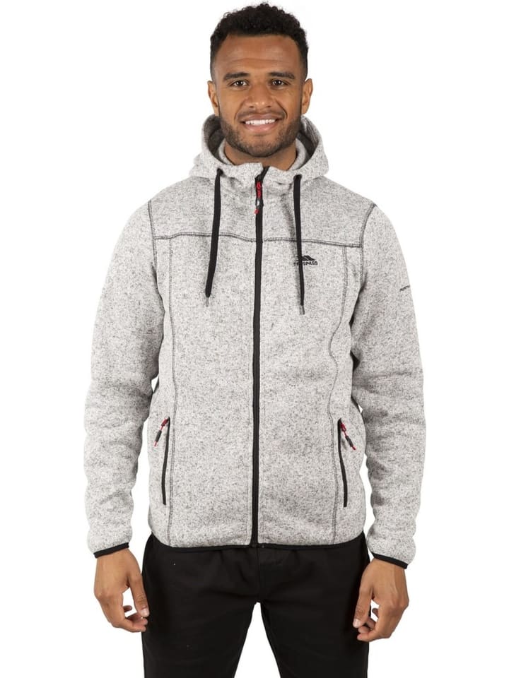 Fleecejacke/Fleecepullover in Beige