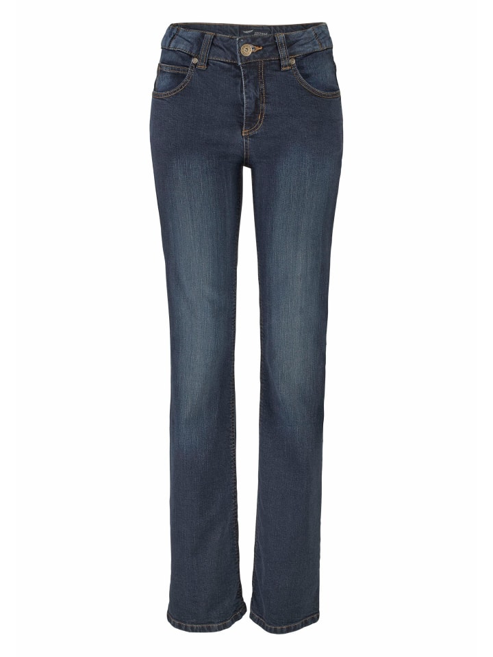 Bootcut-Jeans in dark blue