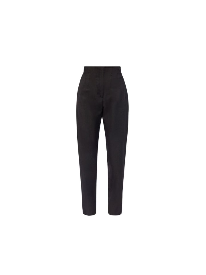 Schwarz Elasthan Kleid Hose