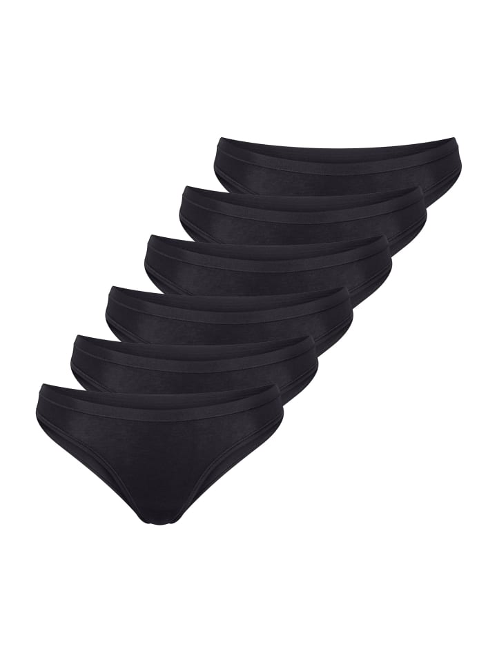 Mini Slip GO Daily Cotton in Schwarz