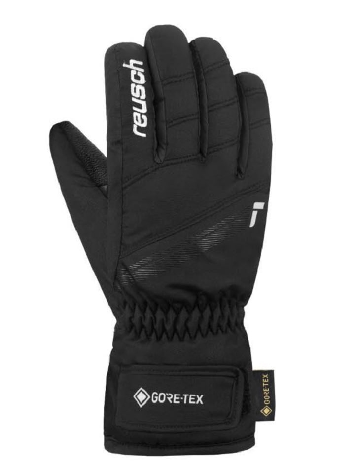 Finger Skihandschuhe in schwarz
