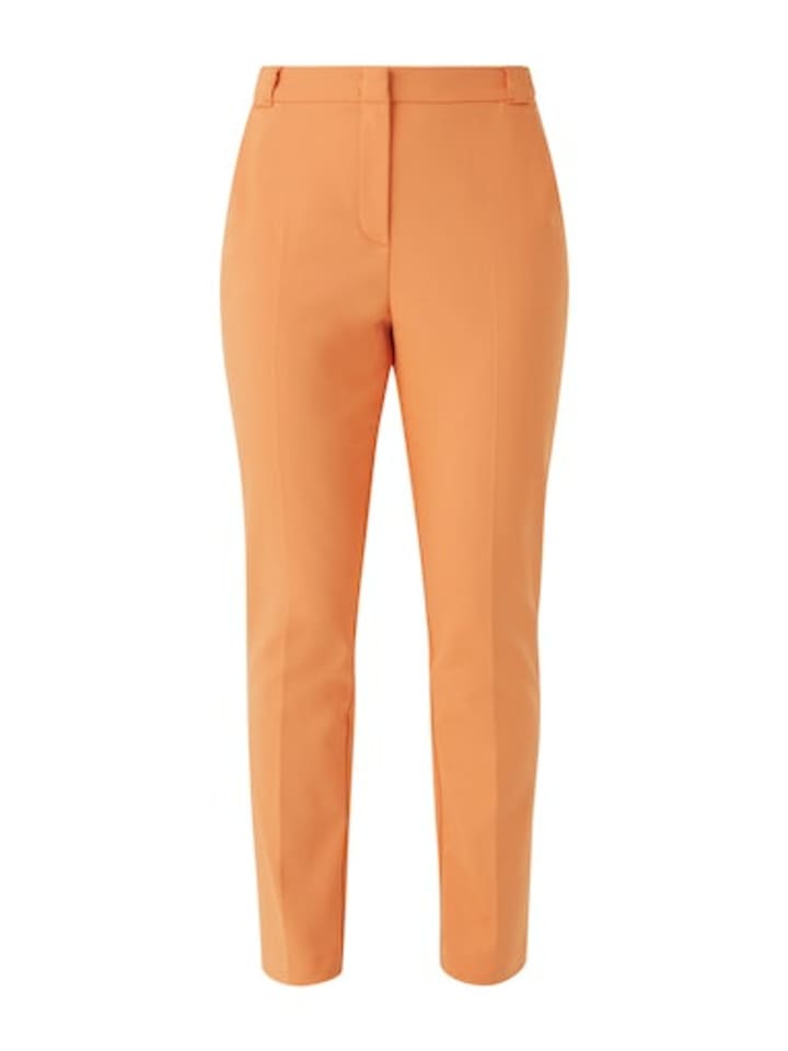 Bügelfaltenhose für Damen in orange