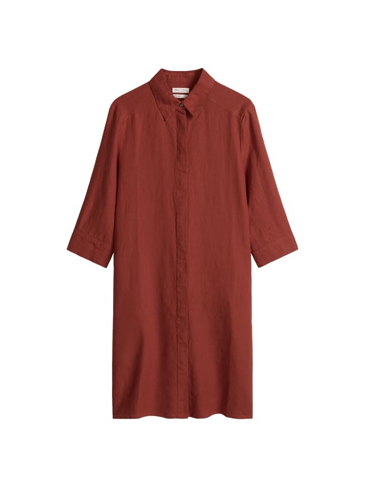 Leinenkleid loose in Tall Poppy