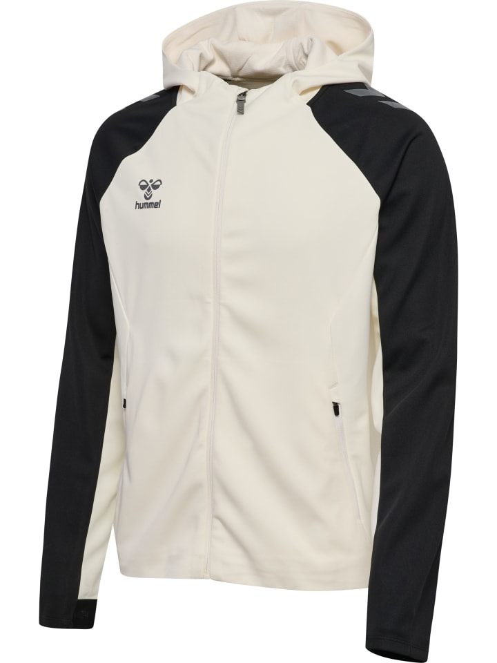 Reißverschluss Kapuzenpullover Hmlcima Herren in MARSHMALLOW/BLACK