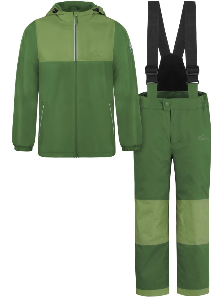 Kinder WinterSet Thermohose und Thermojacke in Oliv