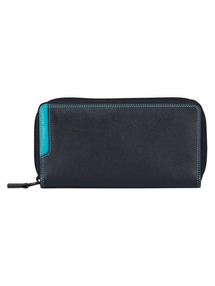Geldbörse RFID Schutz Leder 20 cm black-pace
