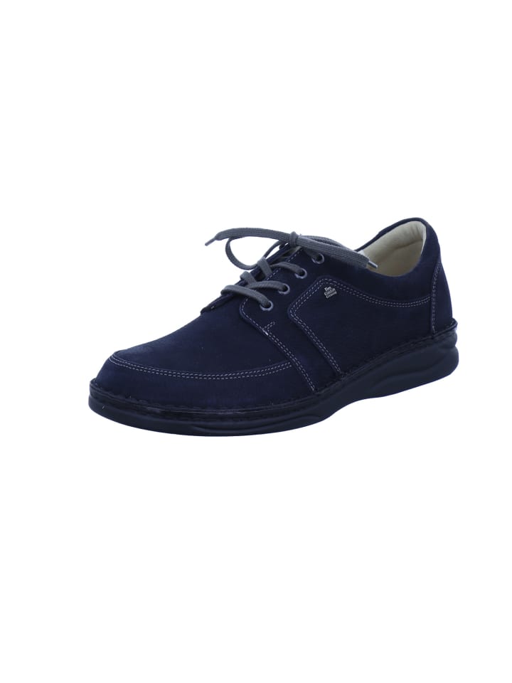 Schnürschuh in blau
