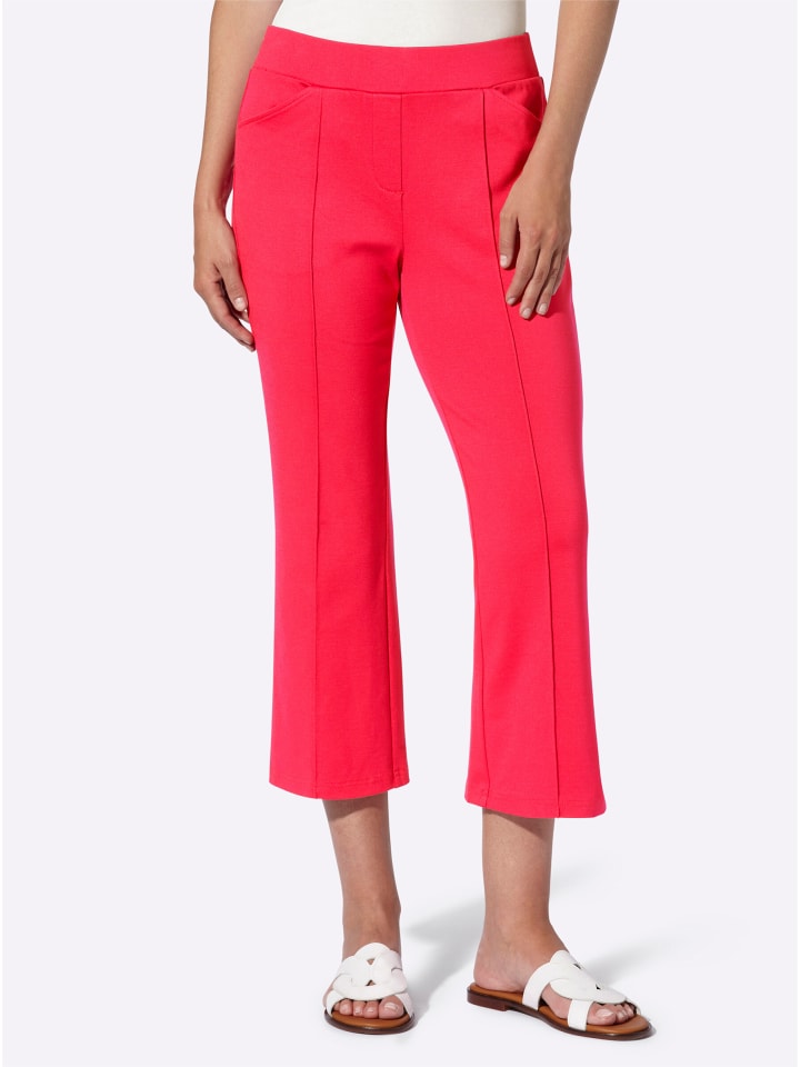 Jersey-Hose in pink