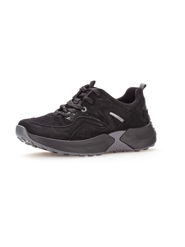 Komfort Schnürschuhe in Schwarz