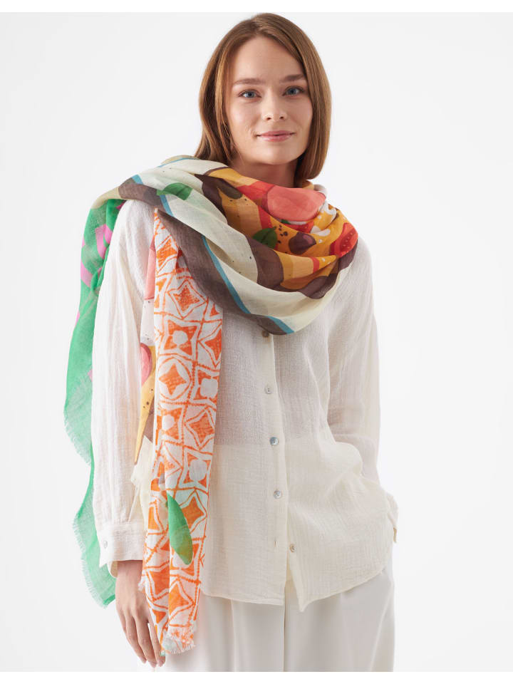 Schal in orange