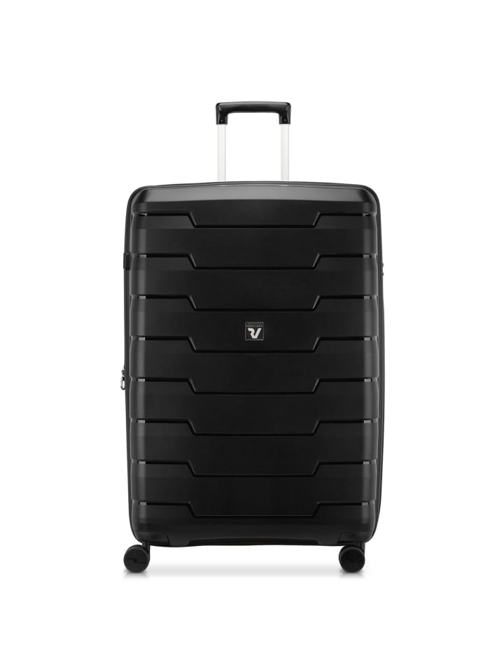 Skyline 2.0 4 Rollen Trolley 79 cm mit Dehnfalte nero