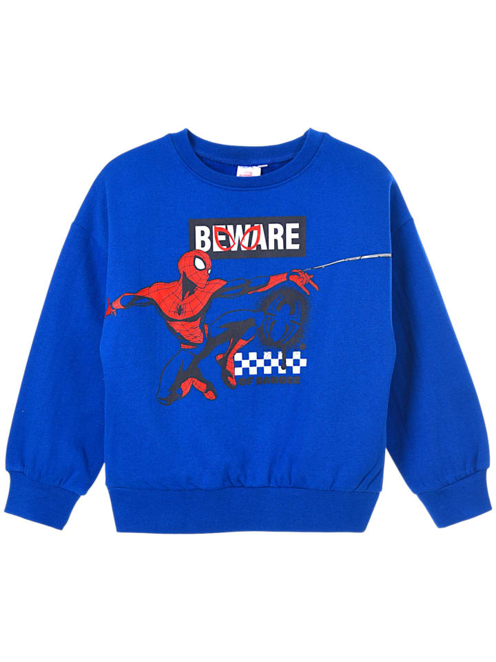 Sweatshirt Spider-Man in Blau