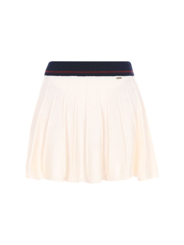 Women Skirt in offwhite navy wine red