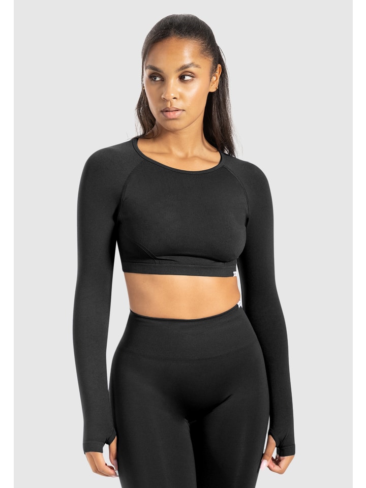 Longsleeve Linnea in Schwarz