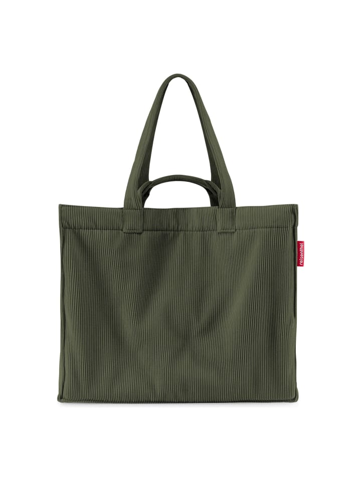 Softshopper Shopper Tasche 47 cm cord dark matcha