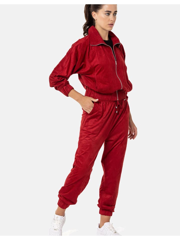 Jogging Suit WLR151 in BURGUNDY