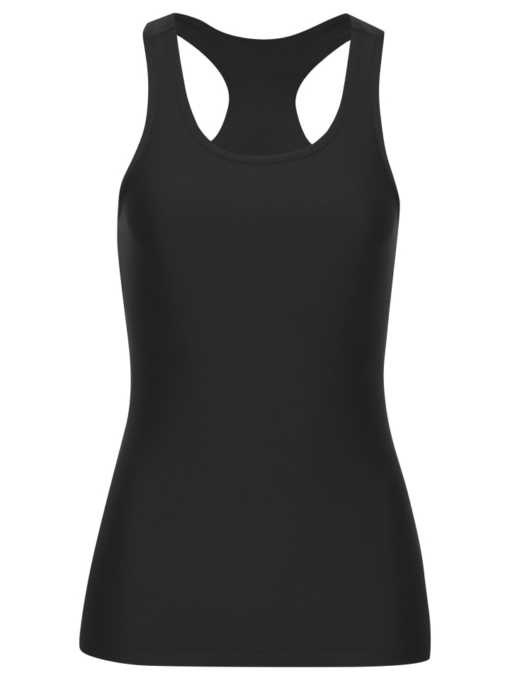 Sporttop in schwarz