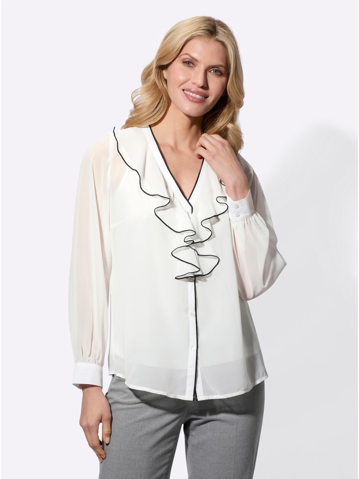 Bluse in weiß