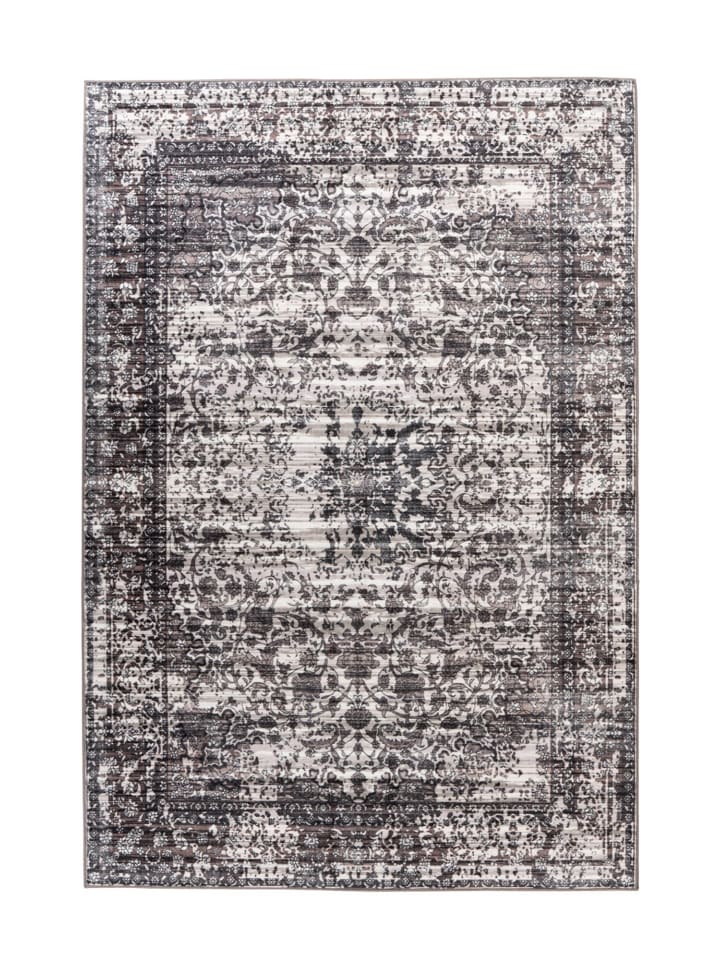 Wohnzimmer Teppich – Kurzflorteppich Saphira 500 in grau - rechteckig