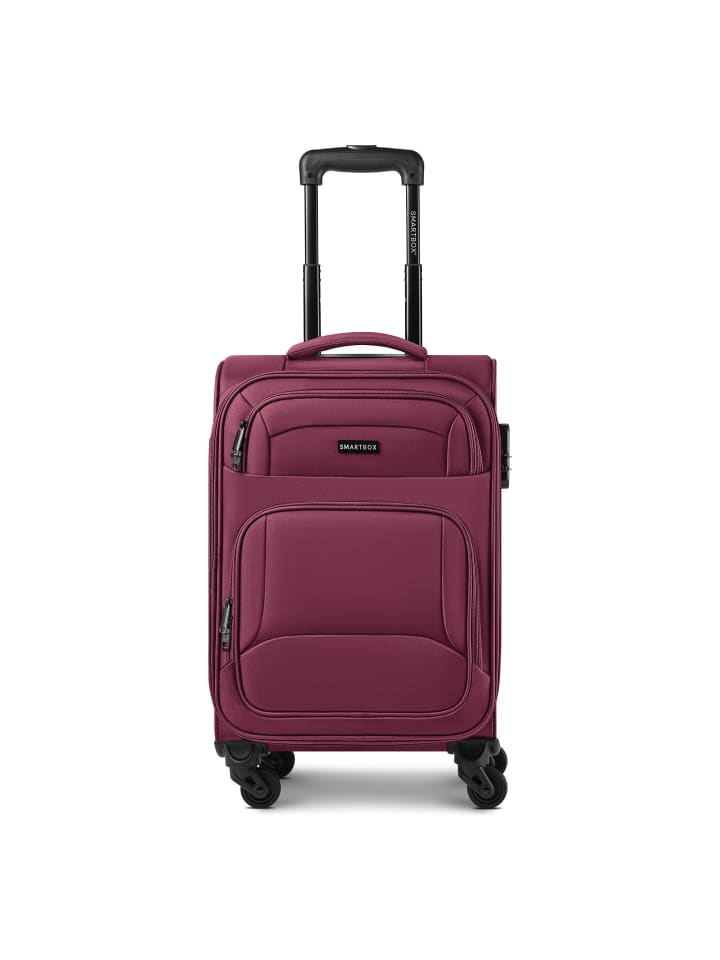 Edition 04 4 Rollen Kabinentrolley 55 cm mit Dehnfalte burgundy