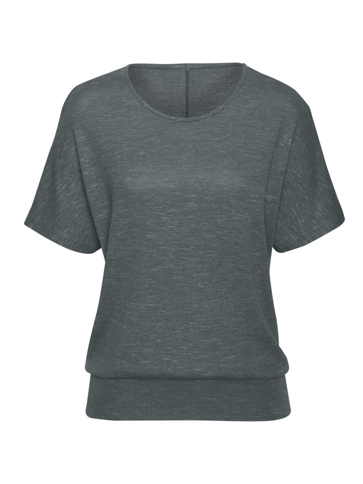Kurzarmshirt in graugrün