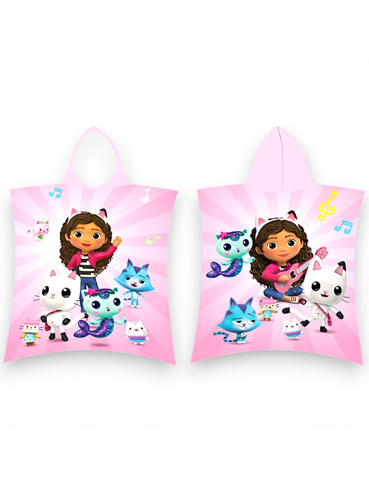 Badeponcho Gabby´s Dollhouse - (B) 50 cm x (L) 115 cm in Rosa