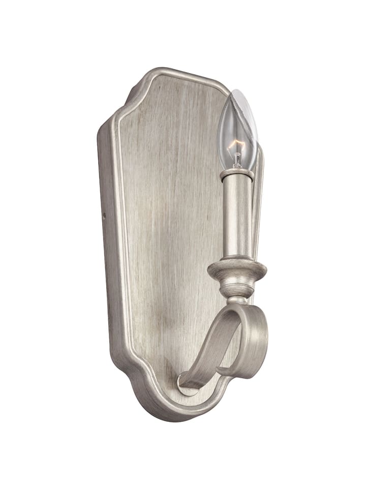 Wandlampe (B)14.6 x (H)30.1 cm in Silber Antik