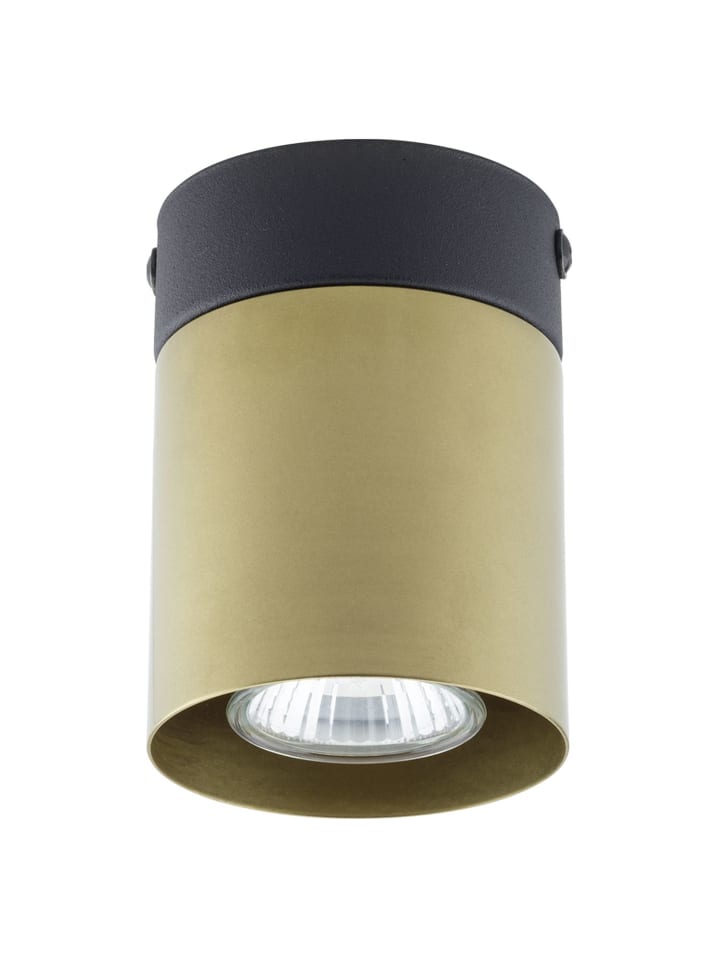 Deckenlampe Ø 8 x (H)10.5 cm in Schwarz Gold
