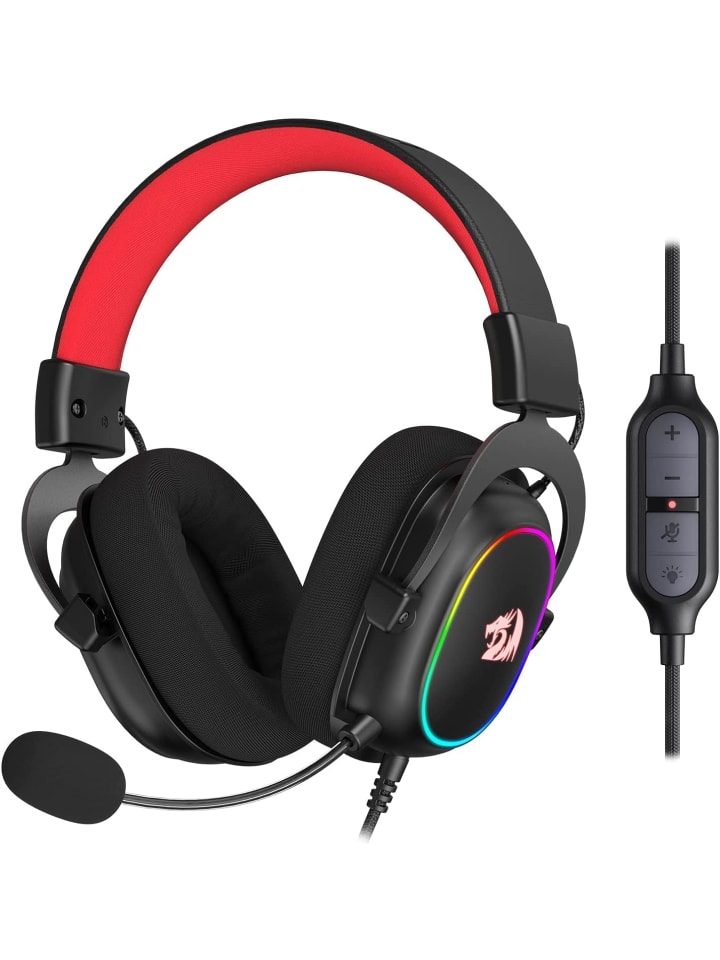 Zeus Gaming-Headset H510 mit Kabel 7.1 Surround-Sound schwarz Kopfhörer