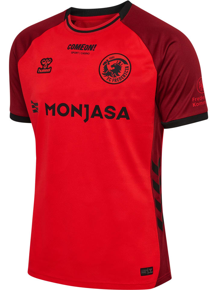 T-Shirt Fcf 25/26 Fußball Erwachsene in FIERY RED
