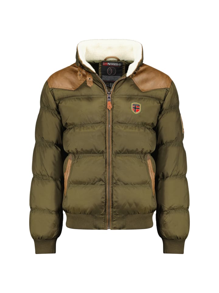 Herren Regular Fit Jacke in Khaki