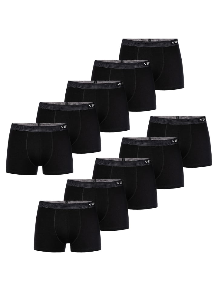 Retro Boxer Premium Jersey Stretch in Black