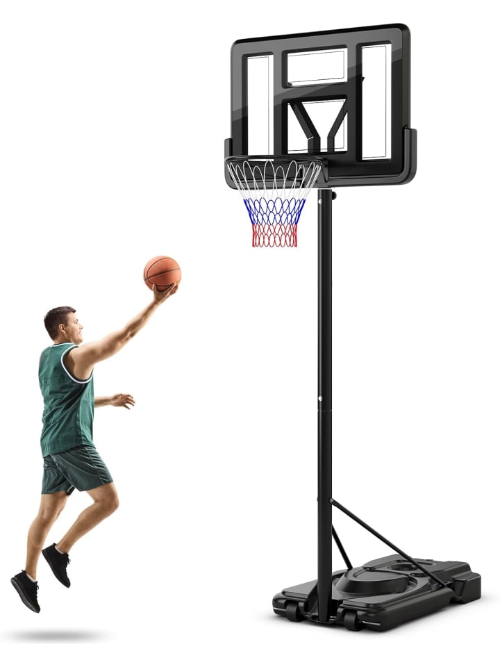 Basketballständer 170-305cm in Schwarz