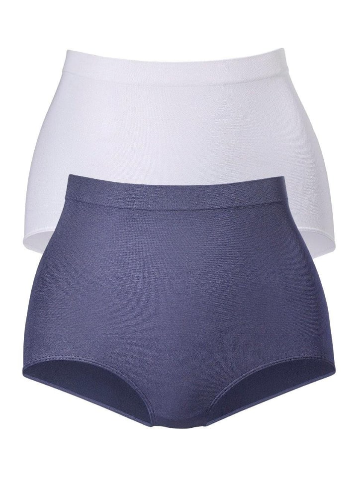 Shapingslip in marine+weiß