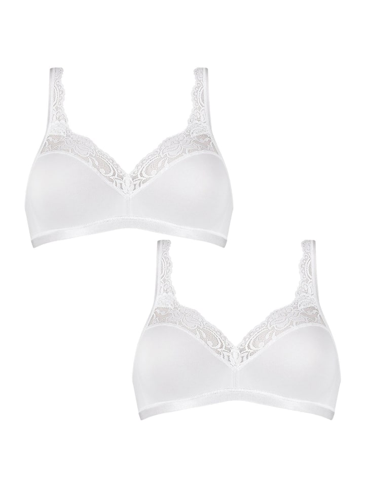 Bralette Romance in white