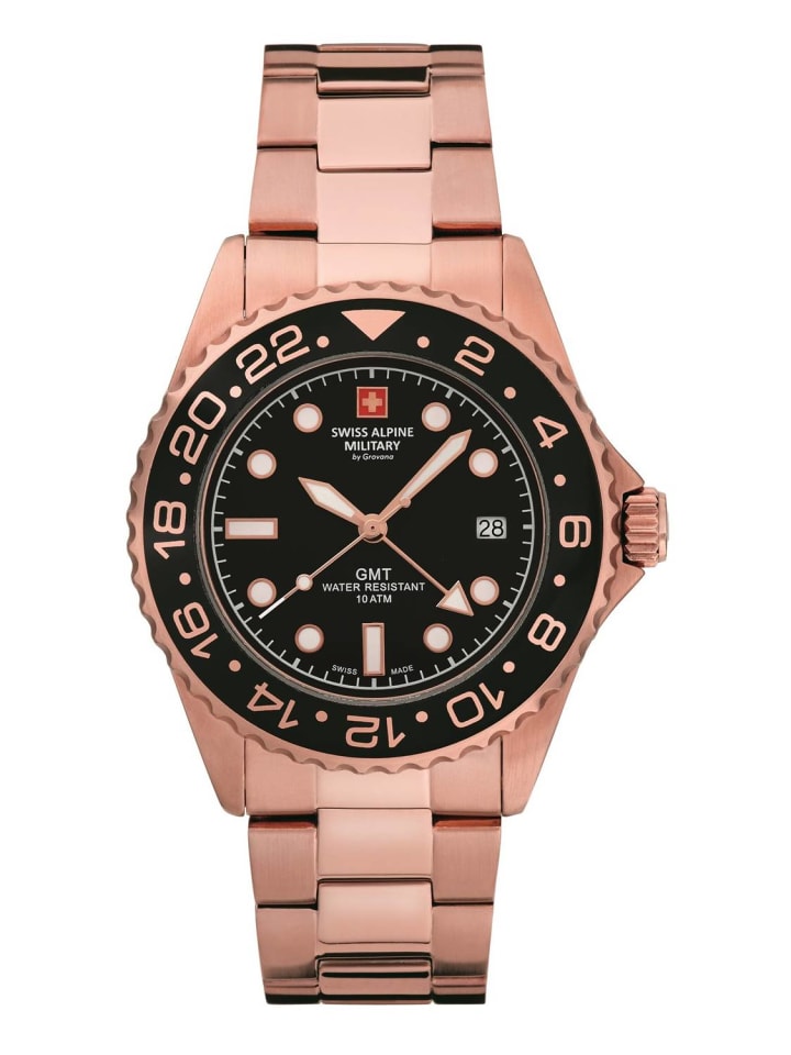 Schweizer Uhr 70531167 Roseoldfarben in gold